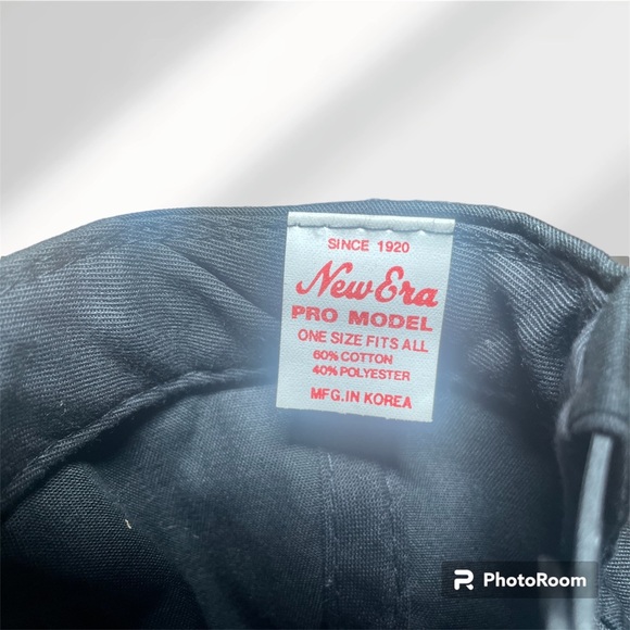 Vintage Dallas Cowboys Hat Cap New Era Snap Back Super Bowl XXVII Pro Black - Picture 4 of 5